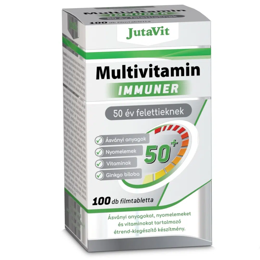 Jutavit Multivitamin 50+ tabletta - 100db 1 Jutavit Multivitamin senior 50+ tabletta 100db