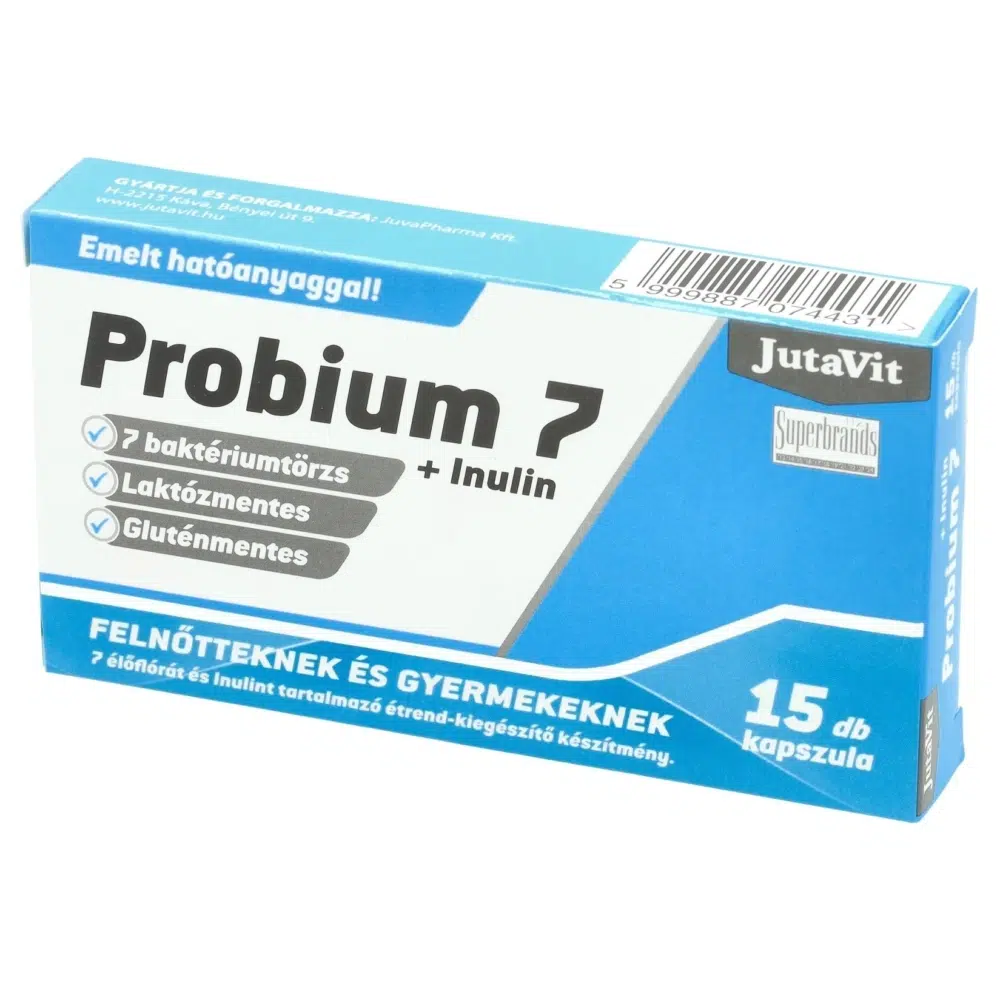 JutaVit Probium 7 + Inulin kapszula - 15db 1 Jutavit Probium 7 + Inulin kapszula 15db