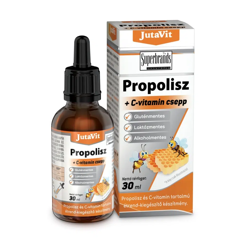 JutaVit Propolisz+C-vitamin csepp - 30ml 1 JutaVit Propolisz+C-vitamin Csepp 30ml