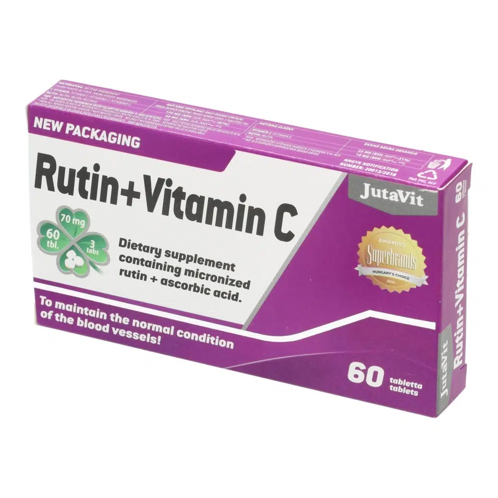 Jutavit rutin + c-vitamin 60db tabletta 1 Jutavit rutin + c-vitamin 60db tabletta