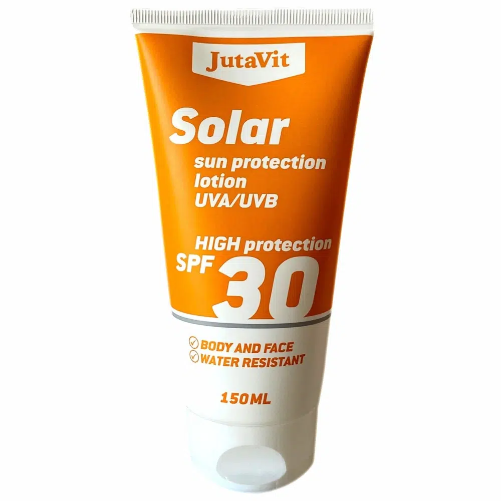 JutaVit Solar SPF30 naptej - 150ml 1 Jutavit Solar 30 naptej 150 ml (megújult)