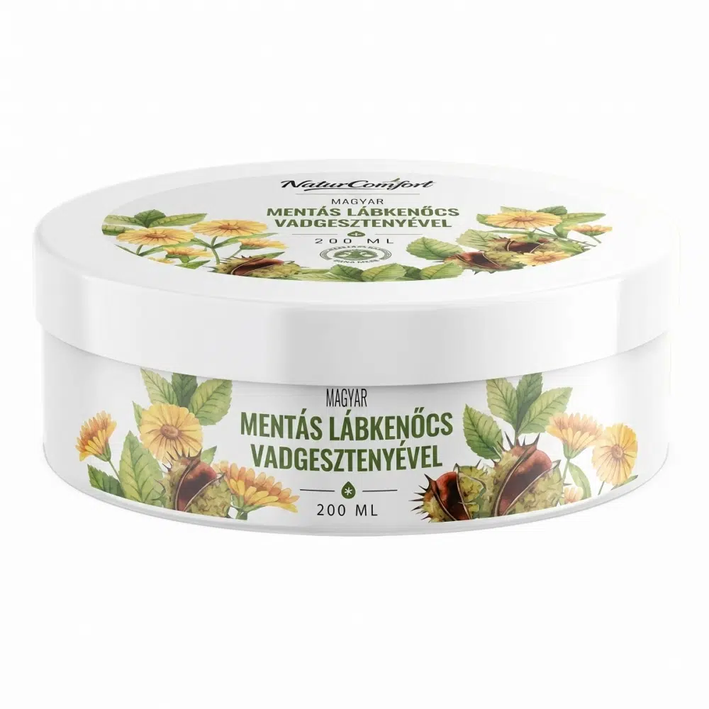 Natur Comfort Mentás Lábkenőcs Vadgesztenyével - 200ml 1 Natur Comfort Mentás Lábkenőcs Vadgesztenyével - 200ml