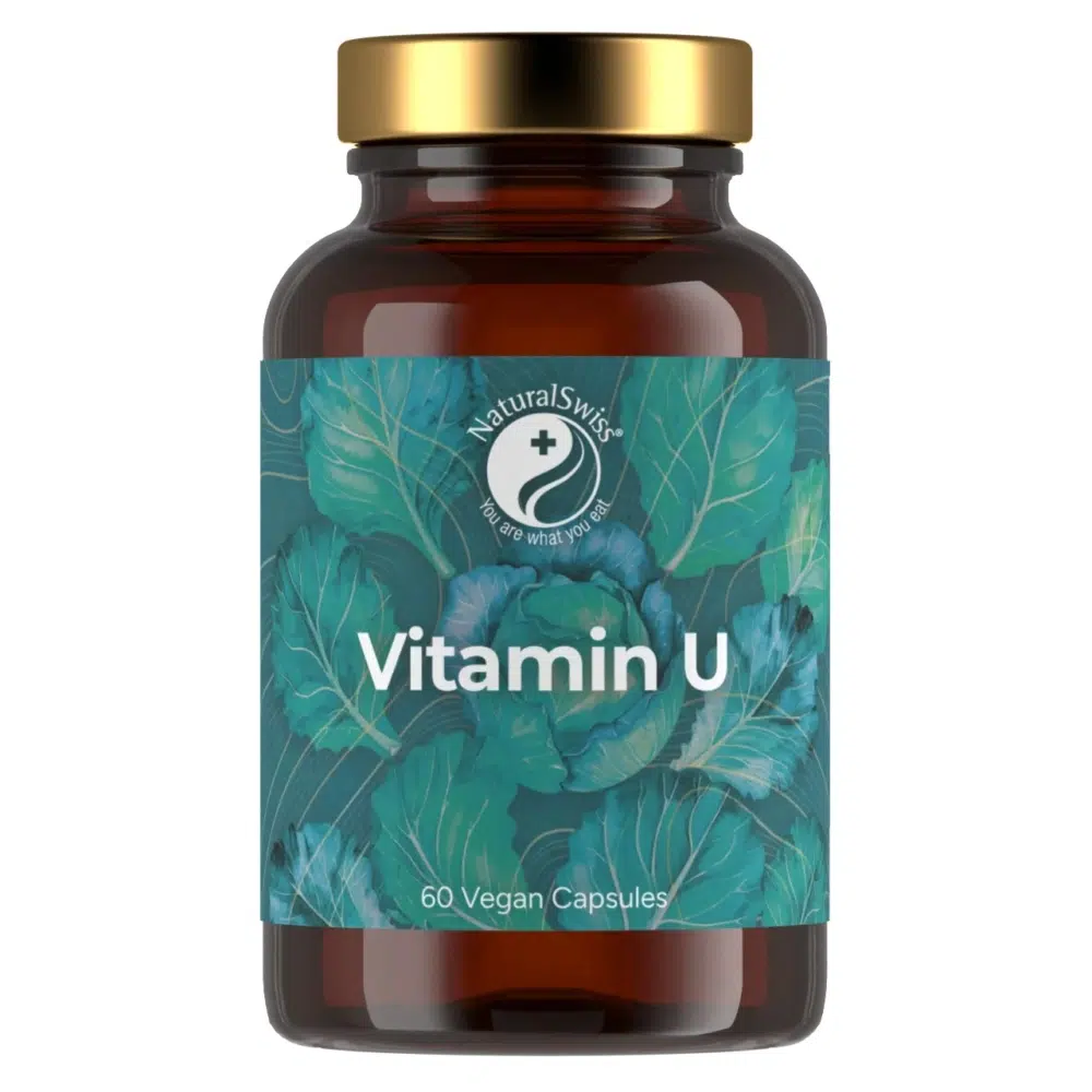 Natural Swiss Vitamin U - gyomorfekély elleni kapszula - 60db 1 Natural Swiss Vitamin U - gyomorfekély elleni kapszula 60db