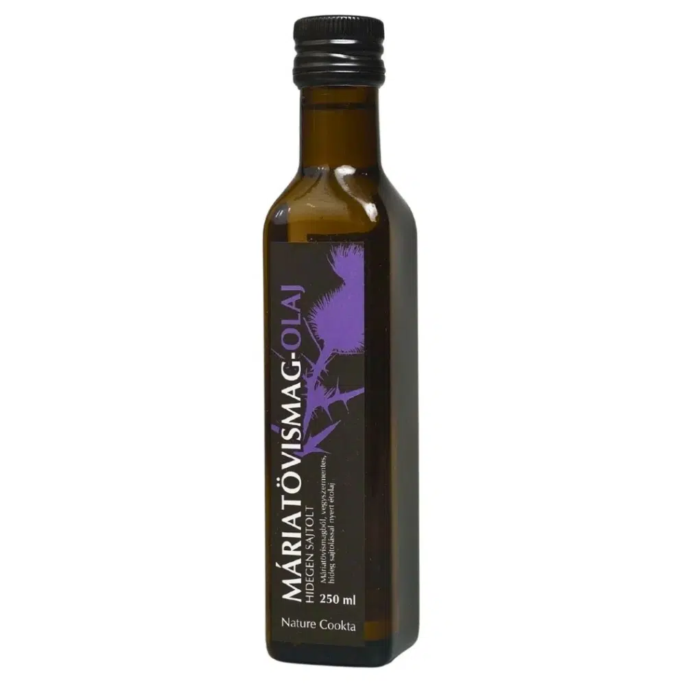 Nature cookta máriatövismagolaj 250 ml 1 Nature cookta máriatövismagolaj 250 ml