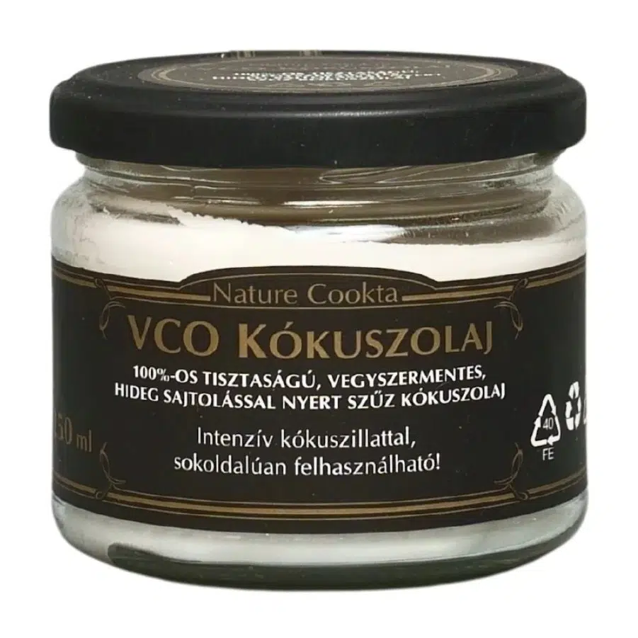 Nature Cookta vco kókuszolaj 250ml 1 Nature Cookta vco kókuszolaj 250ml