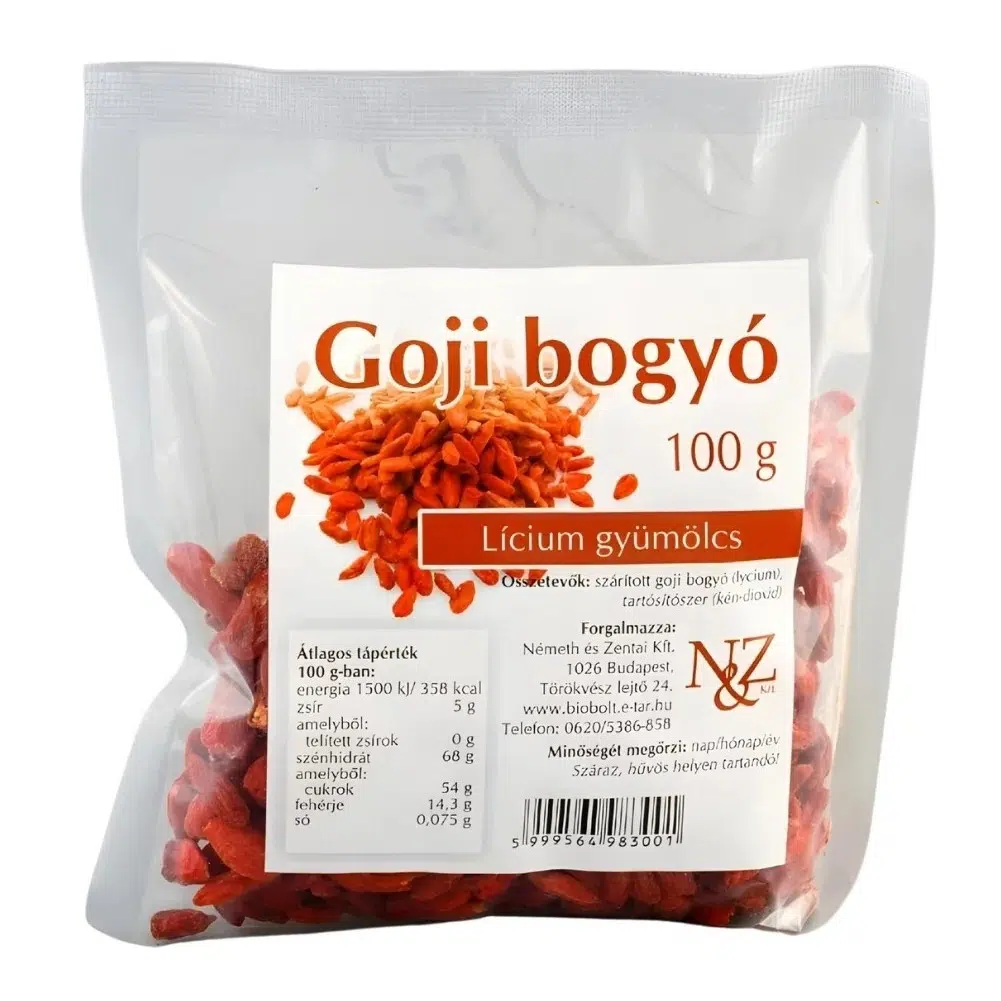 N&Z Goji bogyó 100g 1 N&Z Goji bogyó 100g