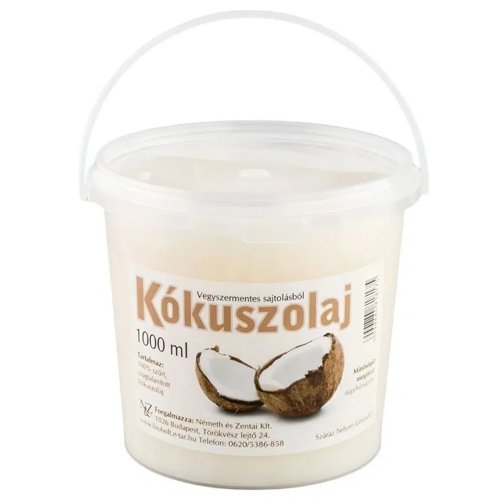 N&Z Kókuszolaj 1 liter (vödrös) 1 N&Z Kókuszolaj 1 liter (vödrös)