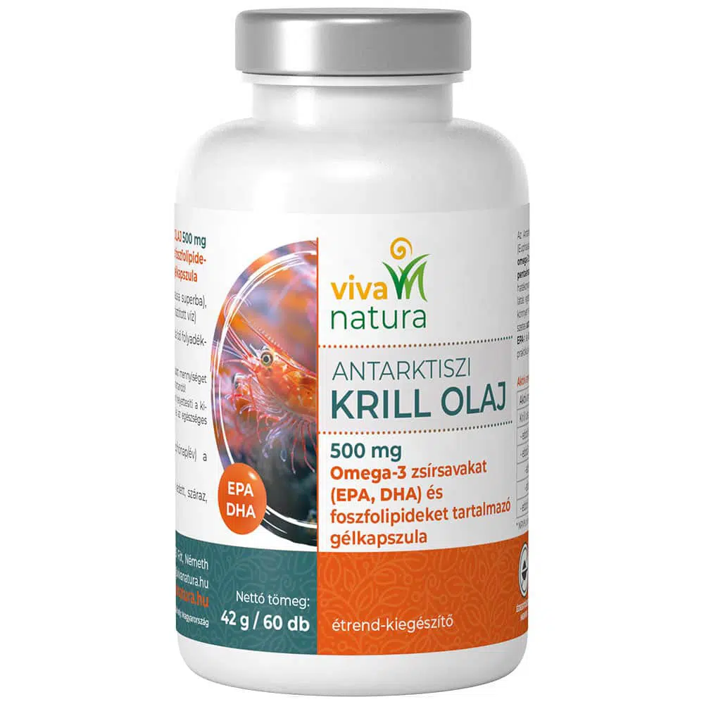 Viva Natura Antarktiszi Krill olaj gélkapszula - 60db 1 Viva Natura Antarktiszi Krill olaj gélkapszula - 60db