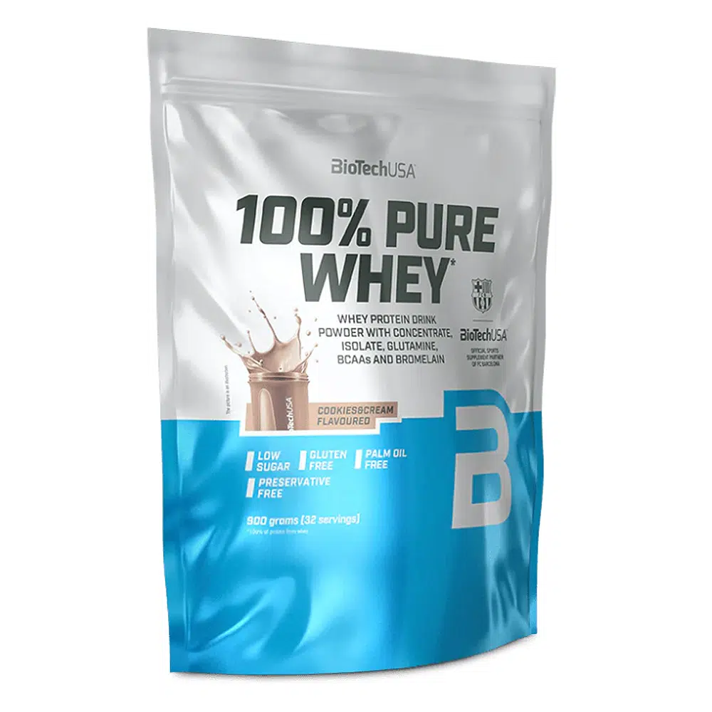 BioTech USA 100% Pure Whey cookies&cream - 900g 1 BioTech USA 100% Pure Whey cookies&cream - 900g