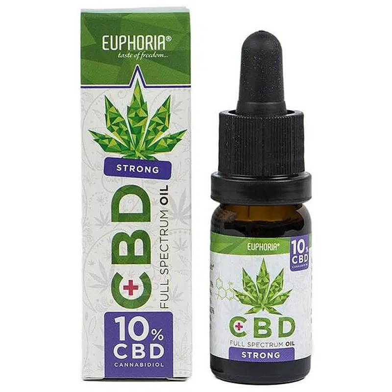 Euphoria Full Spectrum CBD olaj 10% - 10ml 1 Euphoria Full Spectrum CBD olaj 10% - 10ml