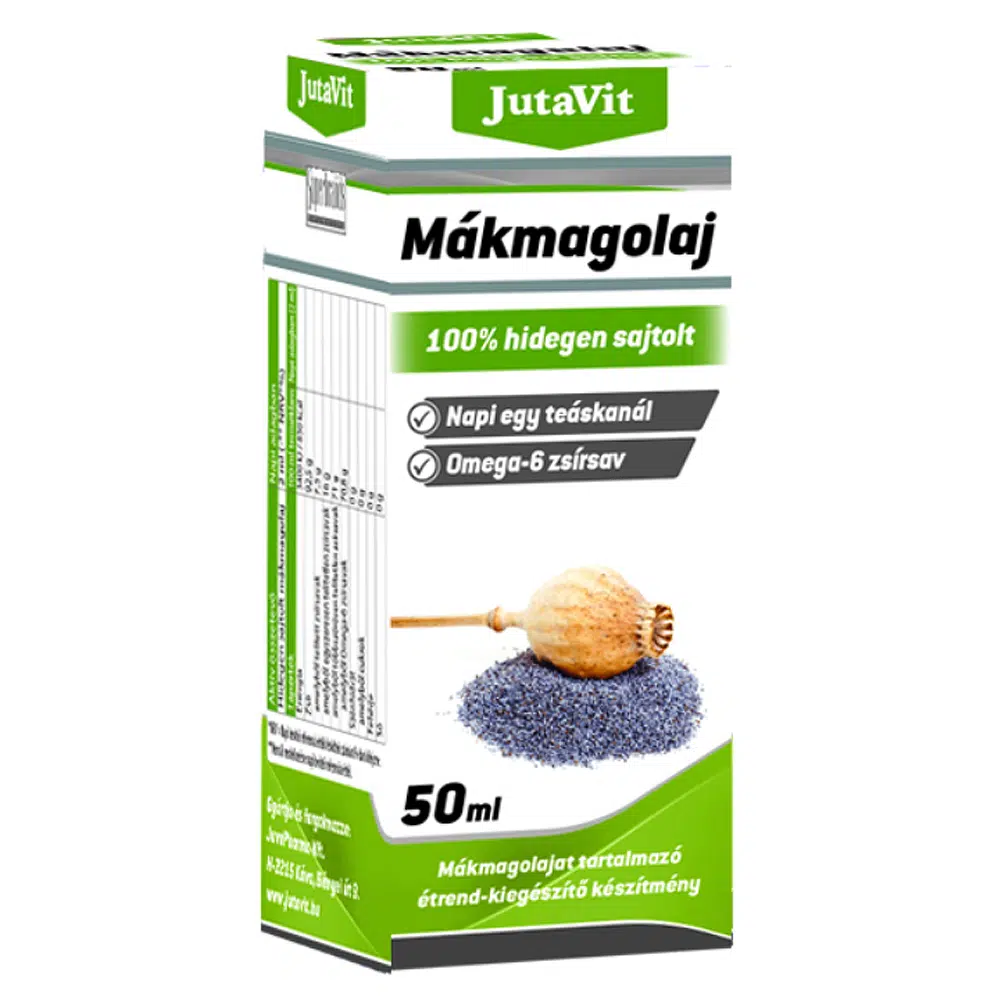 JutaVit Mákmagolaj - 50ml 1 JutaVit Mákmagolaj - 50ml