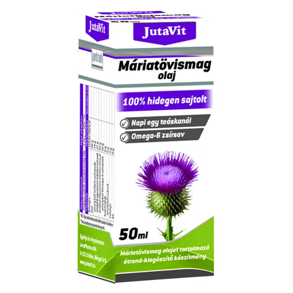 JutaVit Máriatövismag olaj - 50ml 1 JutaVit Máriatövismag olaj - 50ml