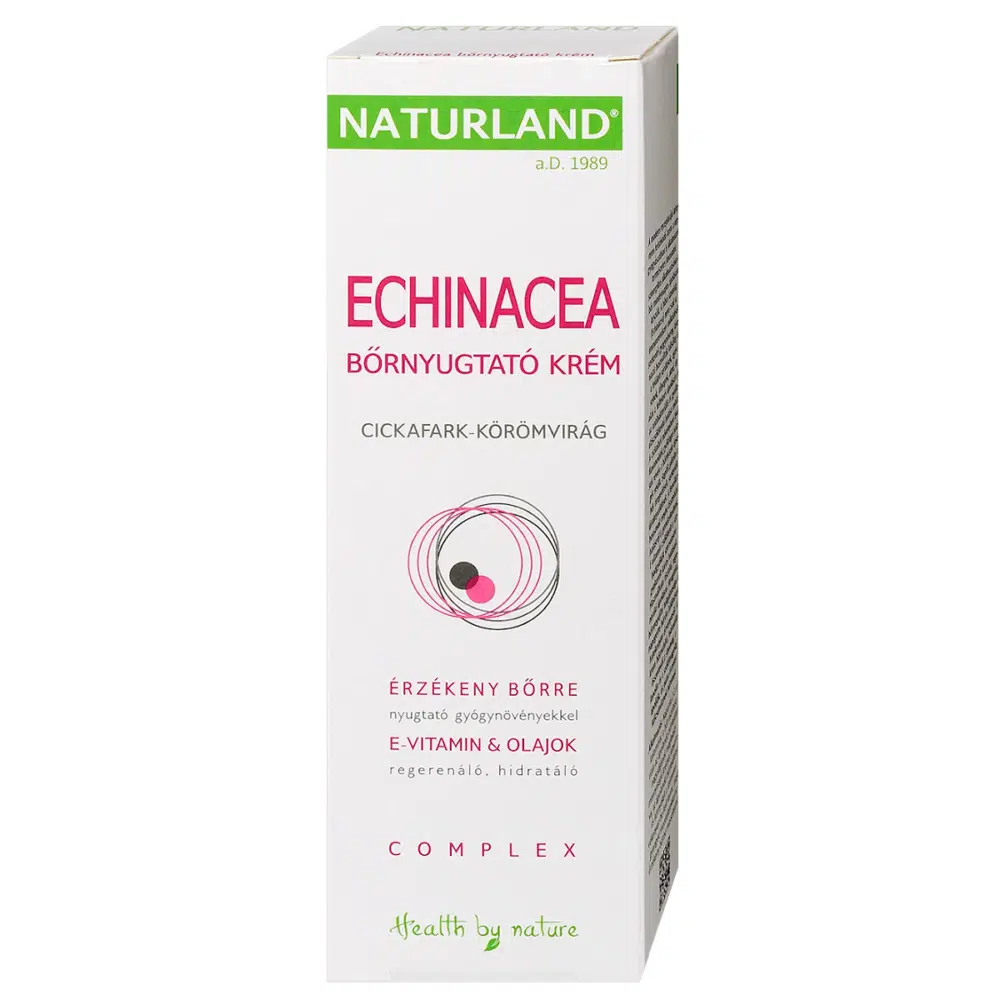 Naturland Echinacea bőrnyugtató krém - 100ml 1 Naturland Echinacea bőrnyugtató krém - 100ml