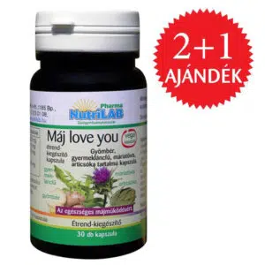 Nutrilab Máj love you kapszula 2+1 AKCIÓ - 3x30db