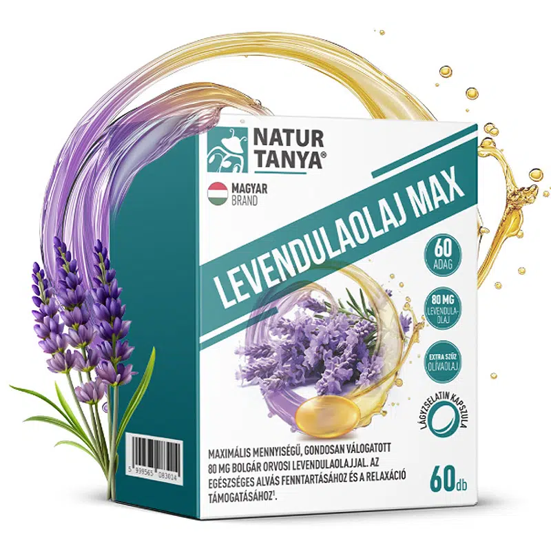 Natur Tanya Levendulaolaj Max lágyzselatin kapszula - 60db 1 Natur Tanya Levendulaolaj Max lágyzselatin kapszula - 60db