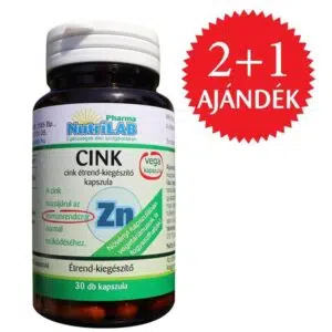 Nutrilab Cink kapszula 2+1 AKCIÓ - 3x30db