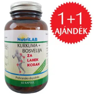 Nutrilab Kurkuma Boswellia Duo kapszula 1+1 AJÁNDÉK - 2x60db