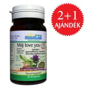 Nutrilab Máj love you kapszula 2+1 AKCIÓ - 3x60db