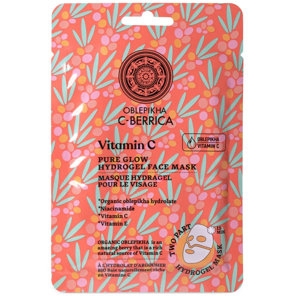 Oblepikha C-Berrica Ragyogásfokozó hidrogél arcmaszk C-vitaminnal - 30g 1 Oblepikha C-Berrica Ragyogásfokozó hidrogél arcmaszk C-vitaminnal - 30g
