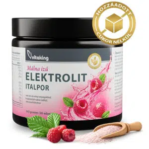 Vitaking Elektrolit málna ízű italpor - 145g