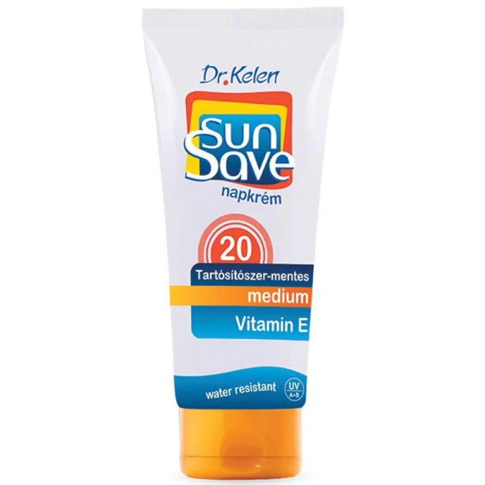 Dr. Kelen SunSave F-20 napozó krém - 100 ml 1 Dr.Kelen SunSave F20 napkrém 100 ml