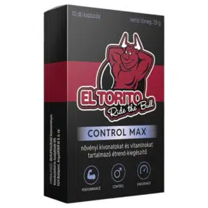 El Torito Control MAX korai magömlés elleni kapszula - 10db