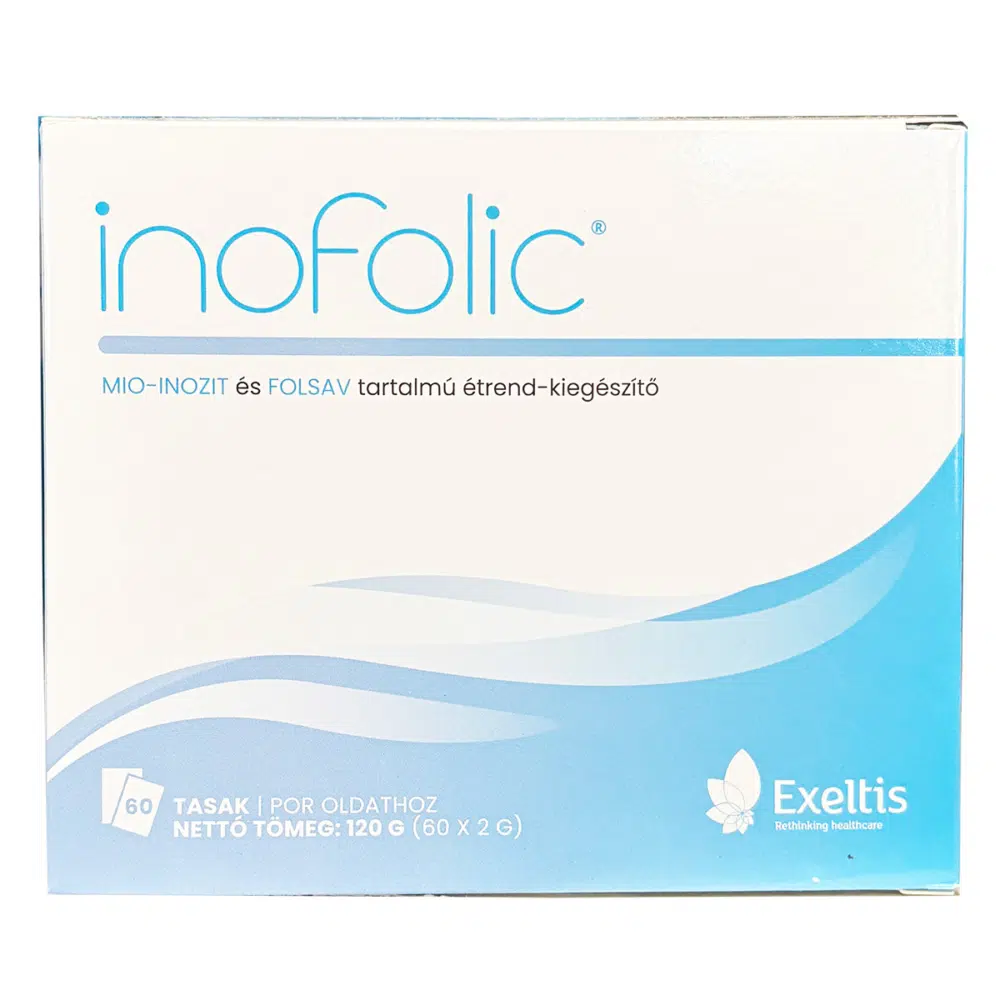 Inofolic inozitot és folsavat tartalmazó por - 60 tasak 1 Inofolic tasak 60db