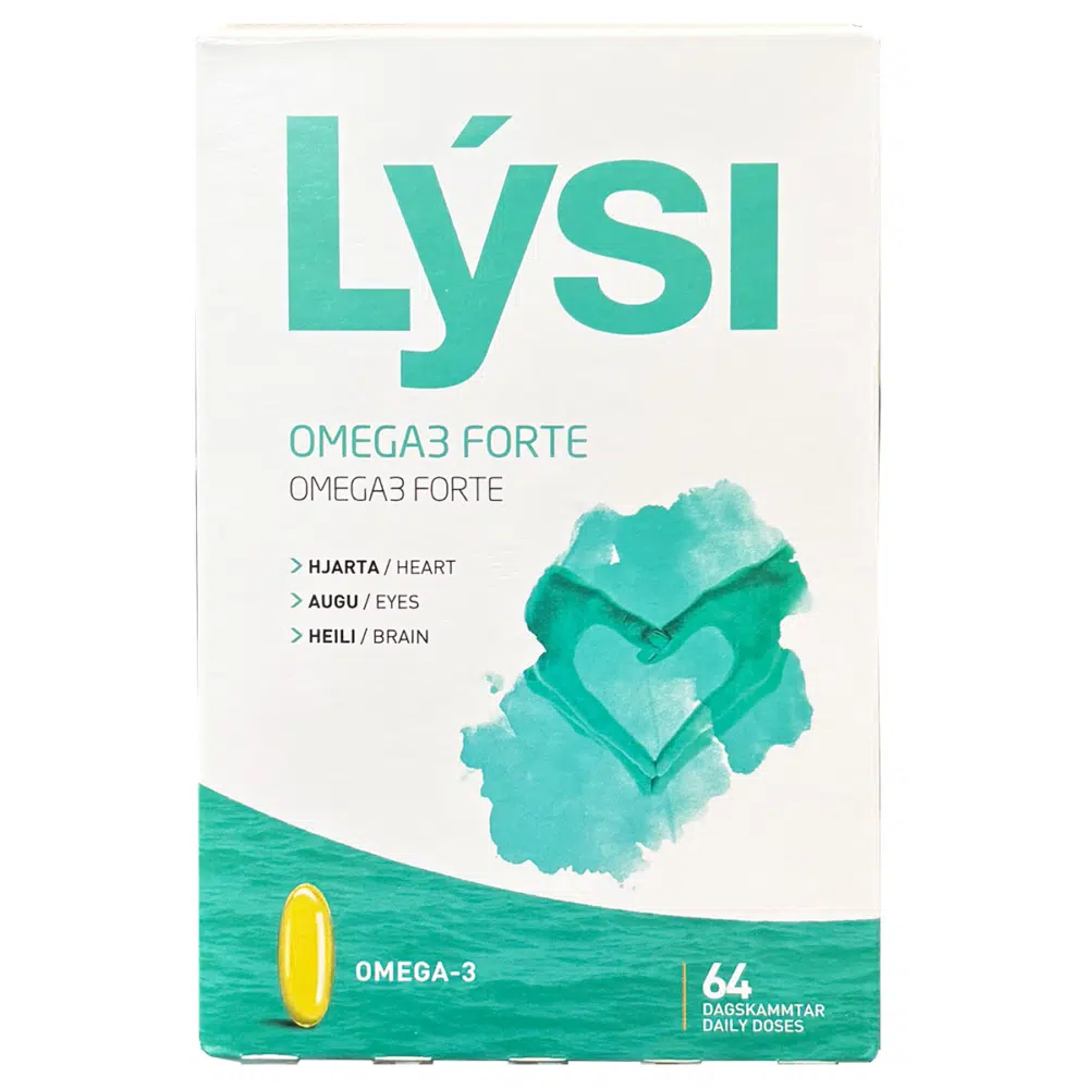 Lysi Omega-3 Forte kapszula - 64db 1 Lysi Omega-3 Forte kapszula 64db