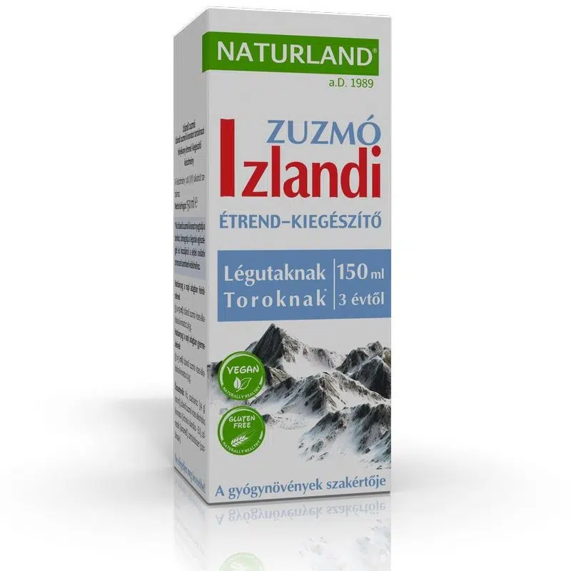 Naturland Izlandi zuzmó - 150ml 1 Naturland Izlandi zuzmó 150 ml