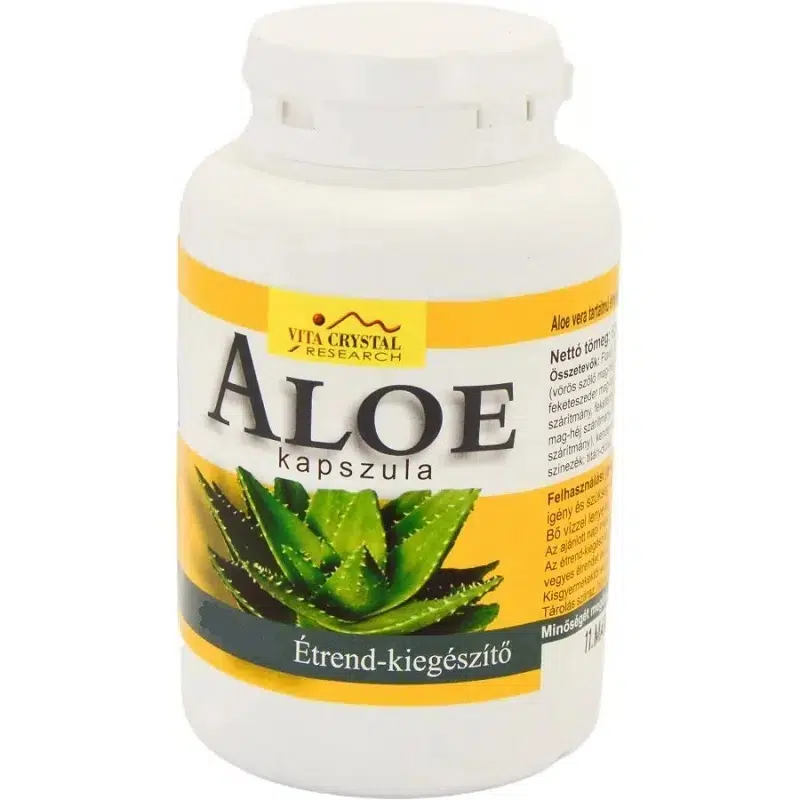 Vita Crystal Aloe Vera kapszula - 100db 1 Vita Crystal Aloe Vera kapszula 100db