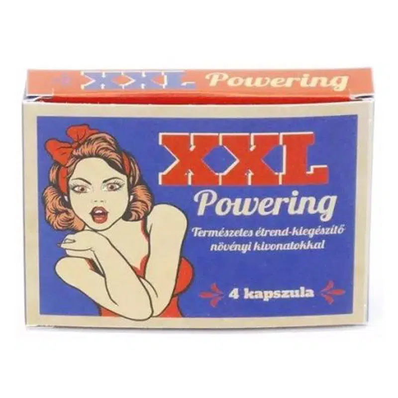 XXL Powering potencianövelő kapszula - 4db 1 XXL Powering - 4db (KÉK!!! dobozos)