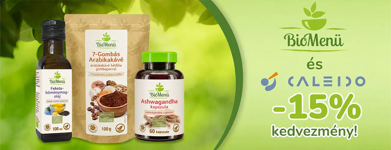 Biomenü és Caleido -15% kedvezménnyel!