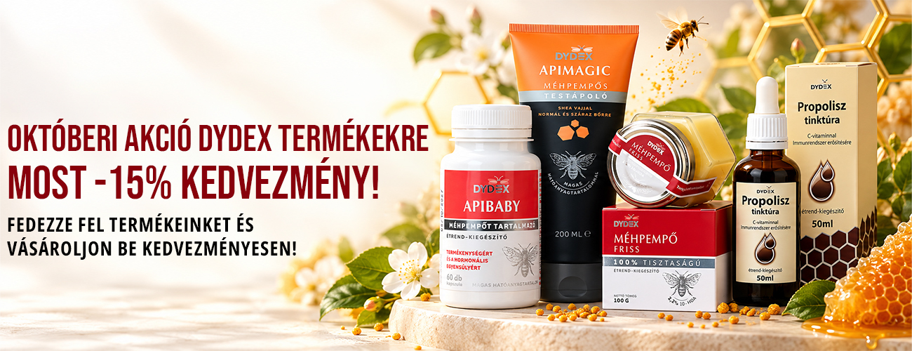 Dydex -15% kedvezménnyel!