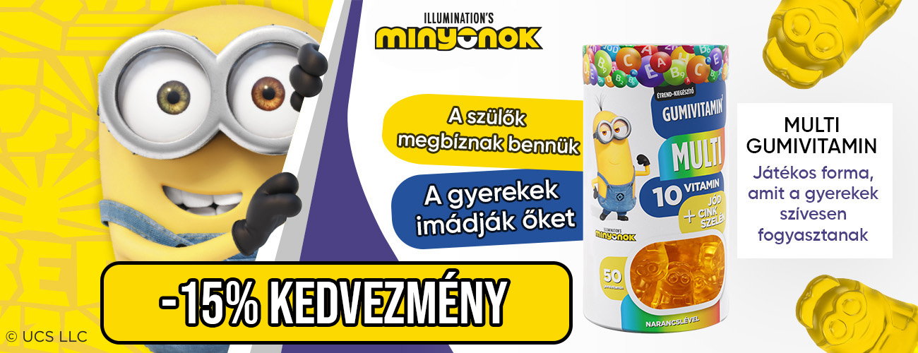 MINYONOK Multivitamin gumivitamin 15 kedvezmeny 1300x500 1