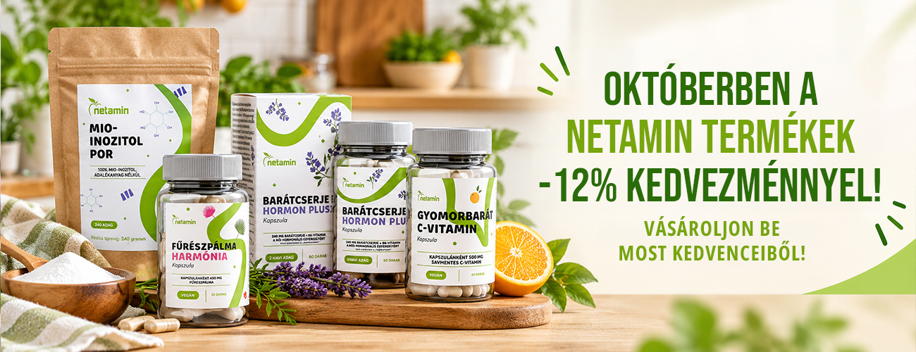 Netamin -12% kedvezménnyel!