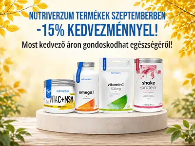 Akciók képekben 15 Nutriversum -15% kedvezménnyel!