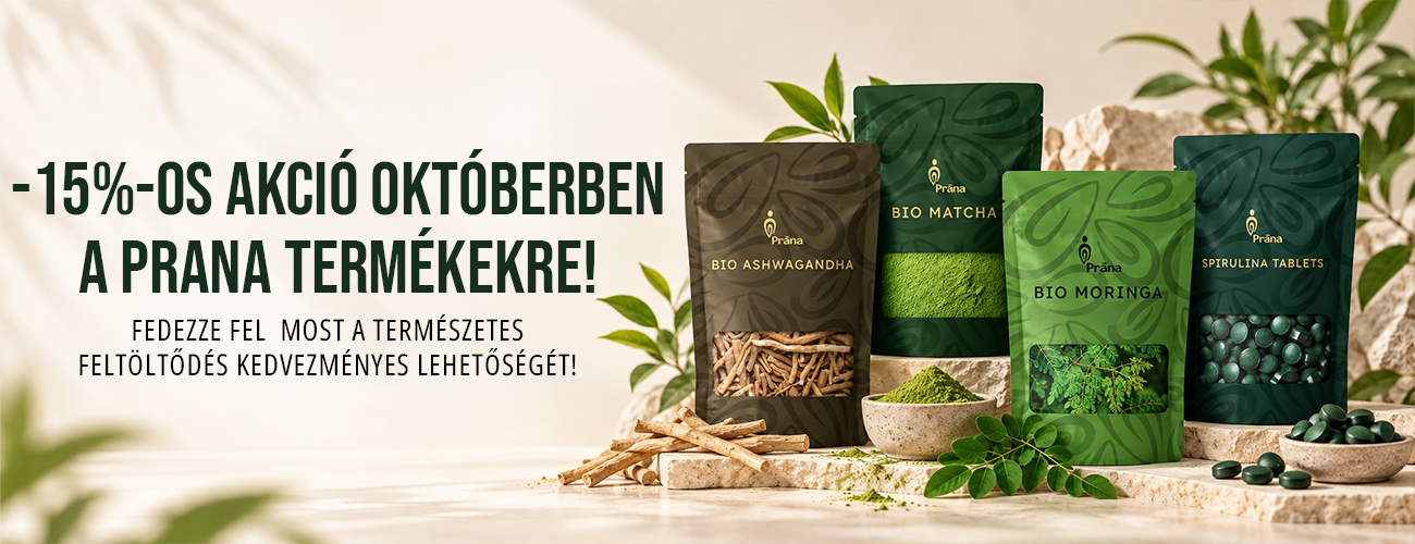 Prana -15% kedvezménnyel!
