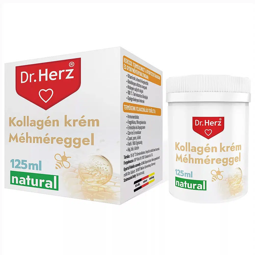 Dr. Herz Kollagén krém méhméreggel - 125ml 1 Dr. Herz Kollagén krém méhméreggel - 125ml