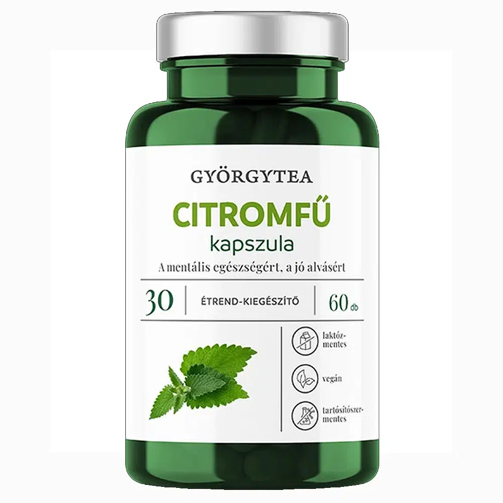 Györgytea Citromfű kapszula - 60db 1 Györgytea Citromfű kapszula - 60db