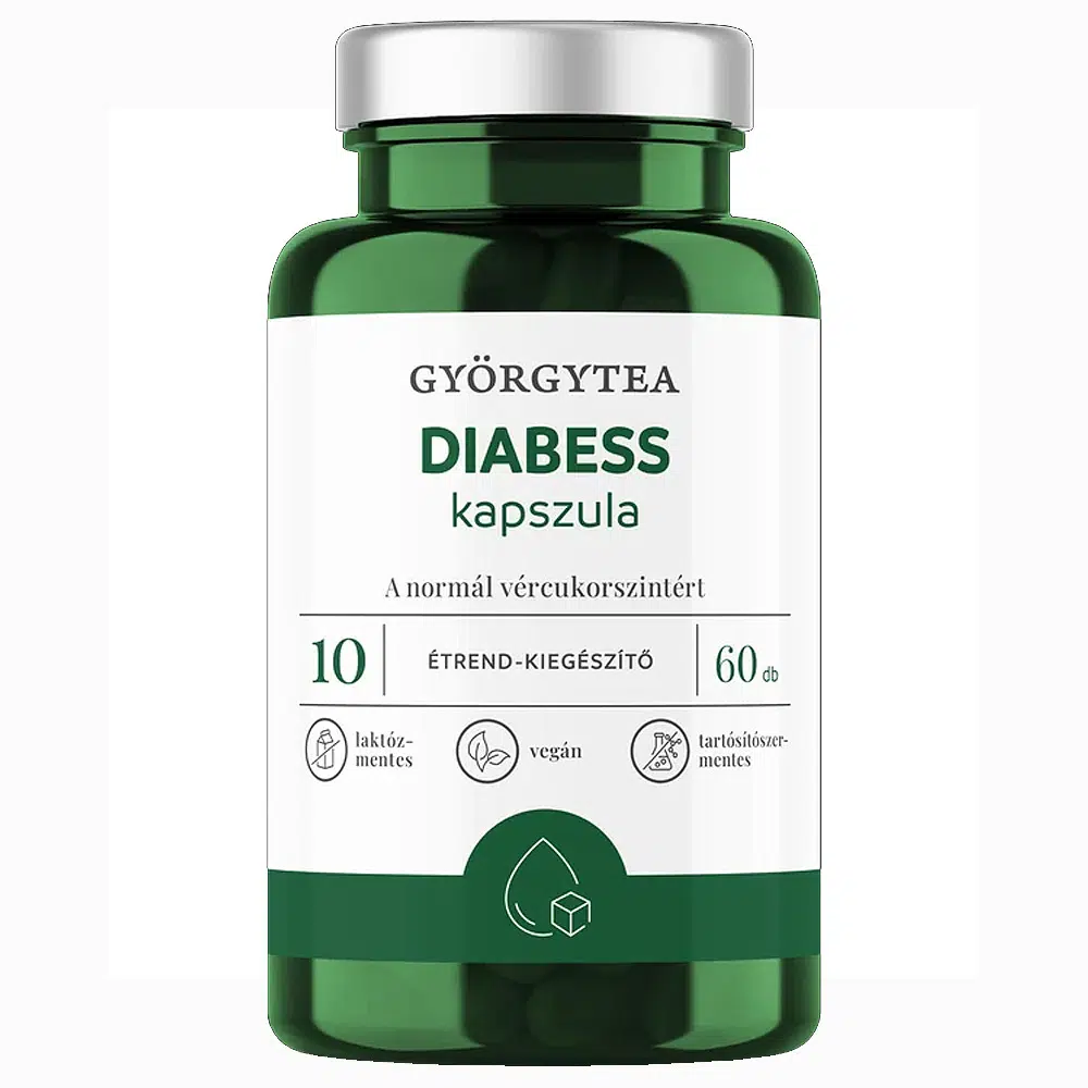 Györgytea Diabess kapszula - 60db 1 Györgytea Diabess kapszula - 60db