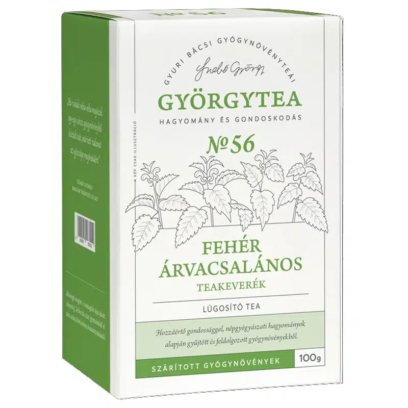 Györgytea Fehér árvacsalános teakeverék - 100g 1 Györgytea Fehér árvacsalános teakeverék - 100g