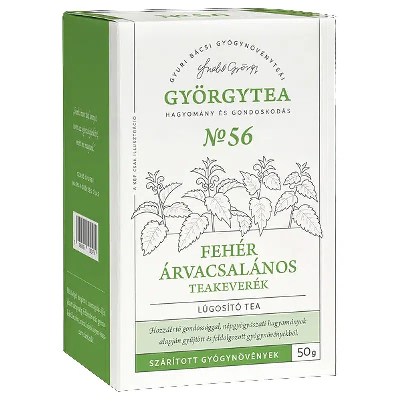 Györgytea Fehér árvacsalános teakeverék - 50g 1 Györgytea Fehér árvacsalános teakeverék - 50g