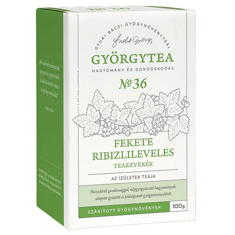 Györgytea Fekete ribizlileveles teakeverék - 100g 1 Györgytea Fekete ribizlileveles teakeverék - 100g