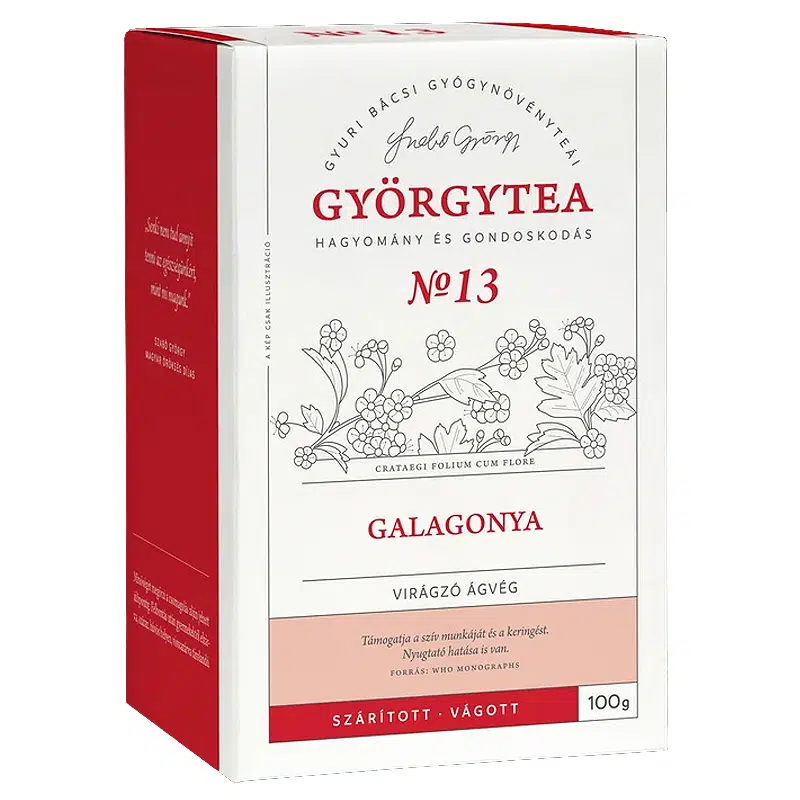 Györgytea Galagonya virágzó ágvég - 100g 1 Györgytea Galagonya virágzó ágvég - 100g