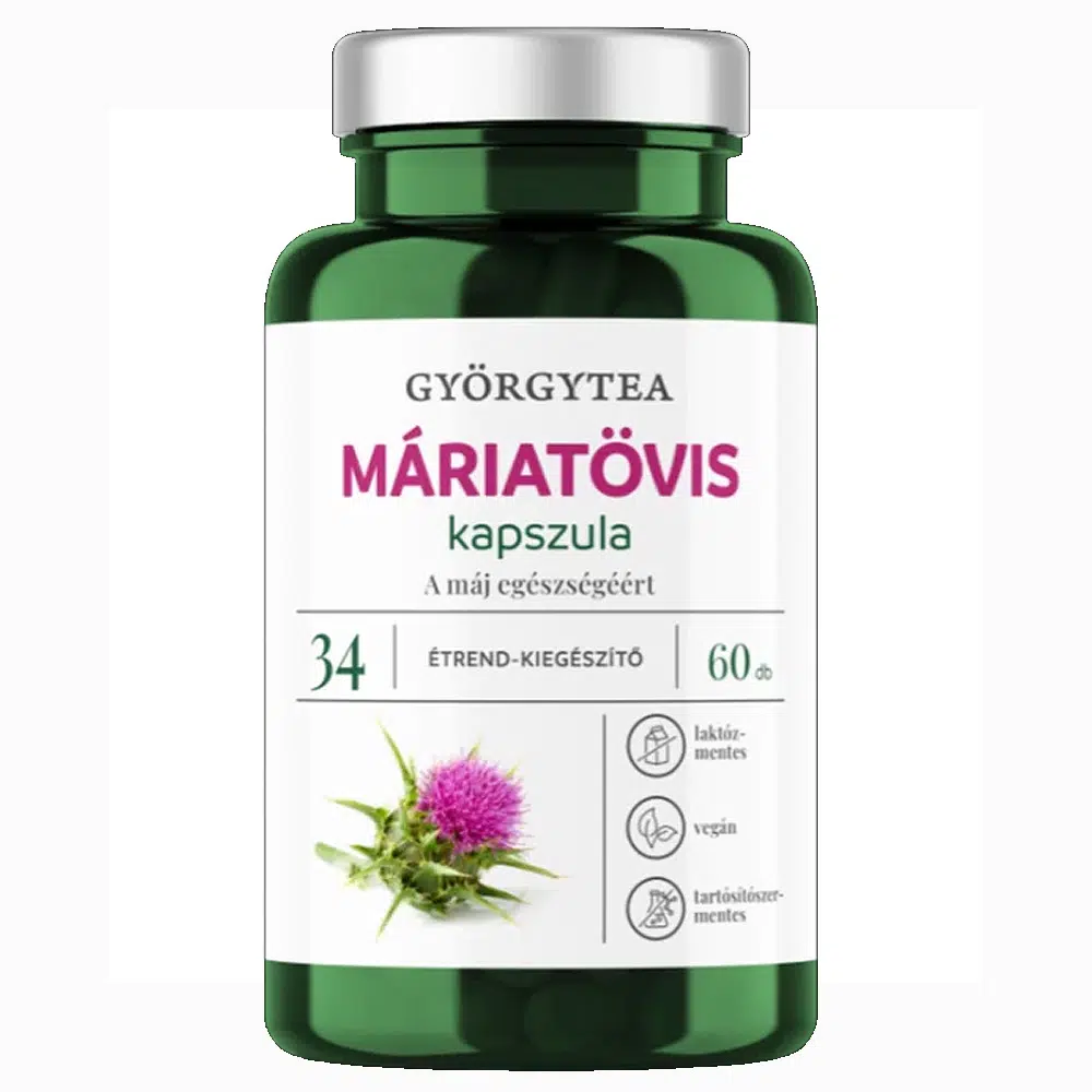 Györgytea Máriatövis kapszula - 60db 1 Györgytea Máriatövis kapszula - 60db