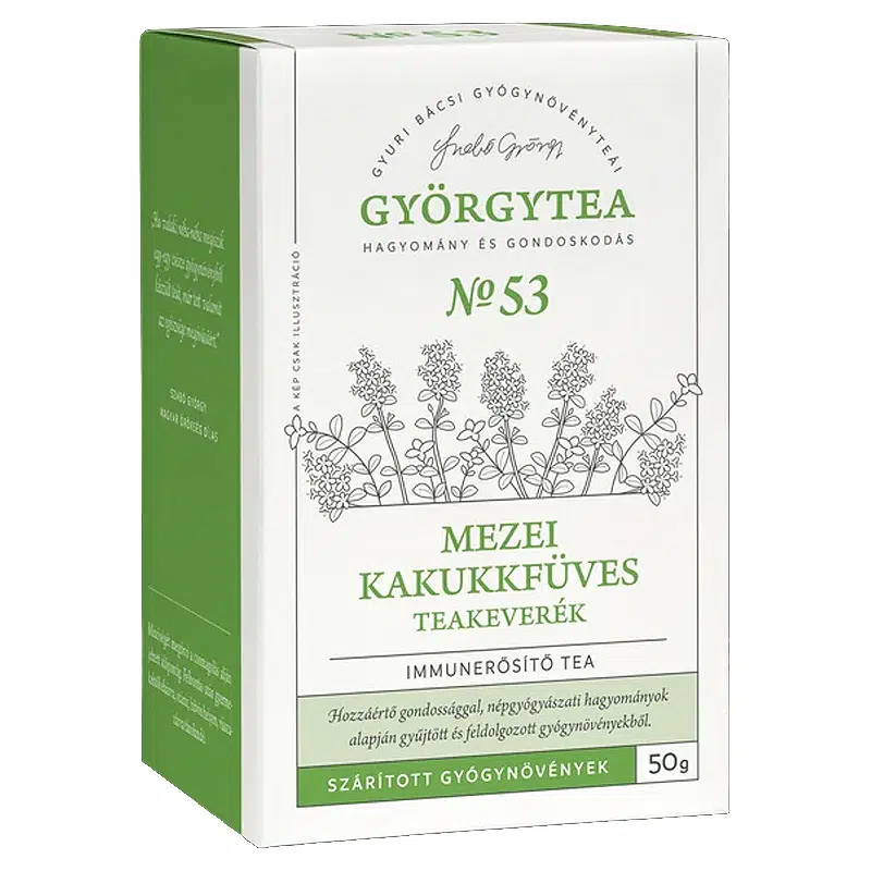 Györgytea Mezei kakukkfüves teakeverék - 50g 1 Györgytea Mezei kakukkfüves teakeverék - 50g