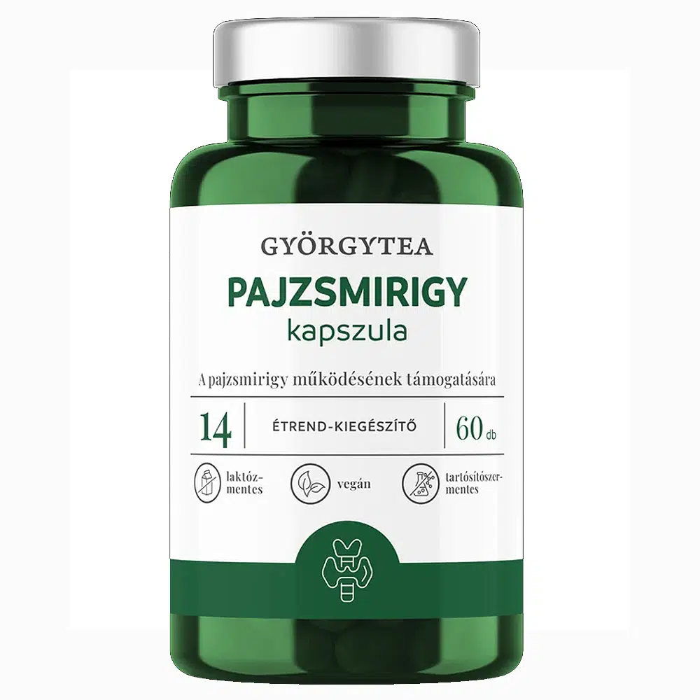 Györgytea Pajzsmirigy kapszula - 60db 1 Györgytea Pajzsmirigy kapszula - 60db