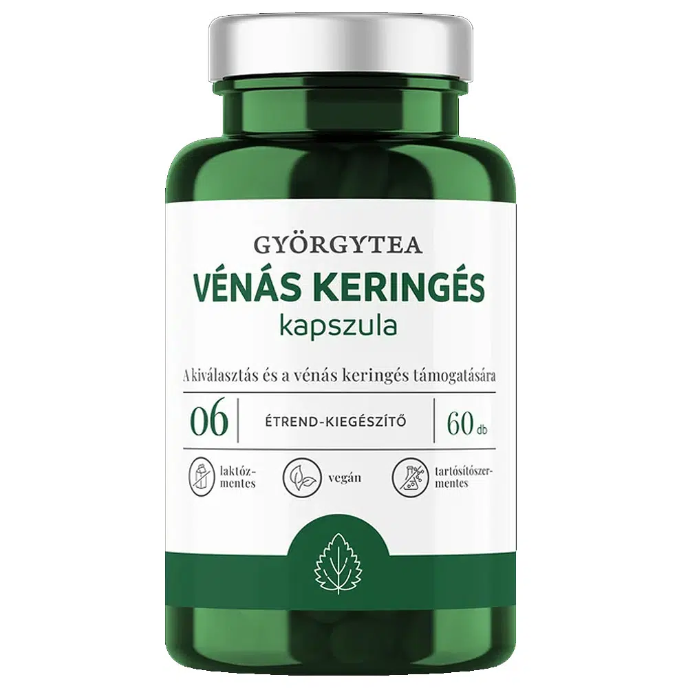 Györgytea Vénás keringés kapszula - 60db 1 Györgytea Vénás keringés kapszula - 60db