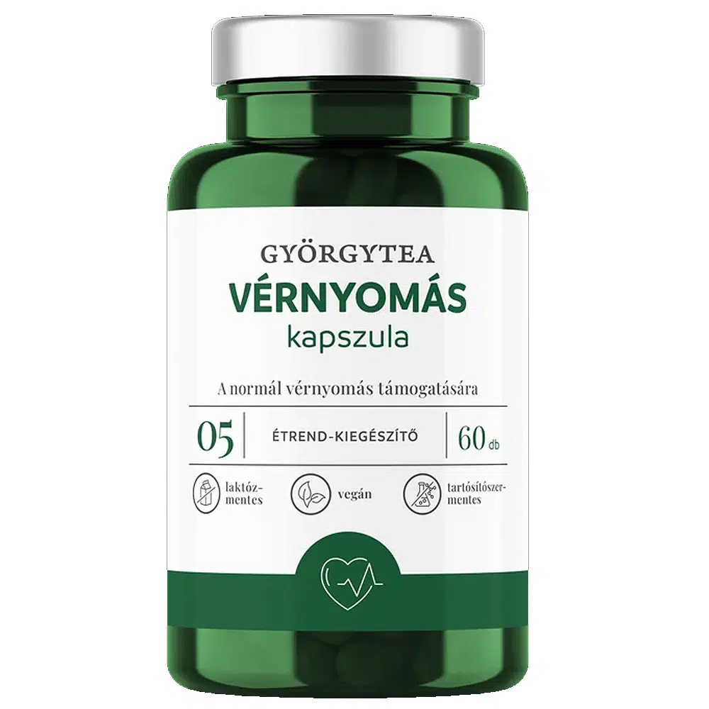 Györgytea Vérnyomás kapszula - 60db 1 Györgytea Vérnyomás kapszula - 60db