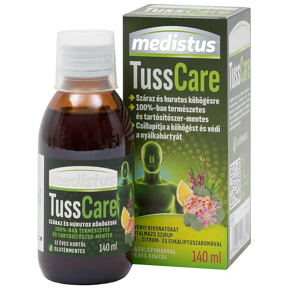 Medistus TussCare Szirup Felnőtt - 140ml 1 Medistus TussCare Szirup Felnőtt - 140ml